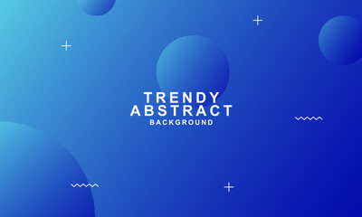 Aufkleber - Abstract geometric background illustration for poster design. Modern and minimalist wallpaper in Memphis style. Trendy Aesthetic copy space for presentation cover template