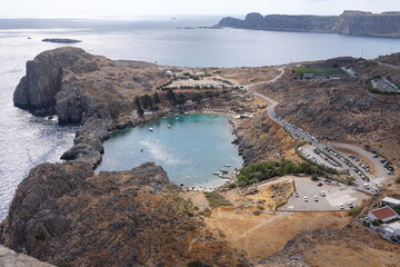 Sticker - St. Paul's bay bei Lindos, Rhodos