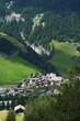 Scenic view on alp moutain village