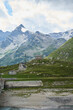 Rocky italian village in alp mountains