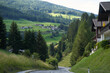 View on alp mountain village in Austria