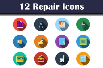 Wall Mural - Repair Icon Set