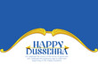 Happy Dussehra festival of India. of Lord Rama killing Ravana. 