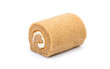 cake roll isolated on white background