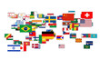 © vegefox.com - International Flag Display Of Various Countries