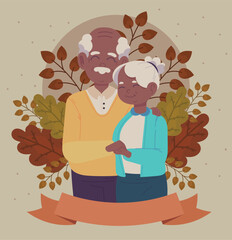 Poster - love older couple