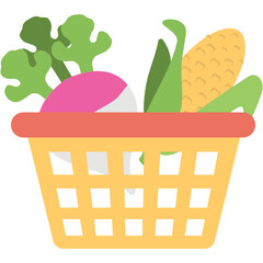 Wall Mural - Vegetables Basket