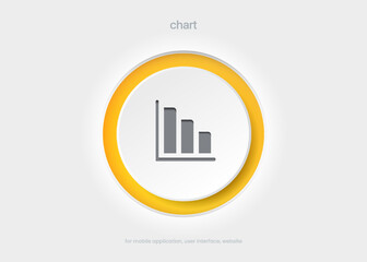Poster - Financial analysis stats icon set. Growing graph set. Business chart with arrow. Growths chart collection. Progress bar. Bar diagram. Growth success arrow icon. Progress symbol. Chart increase.