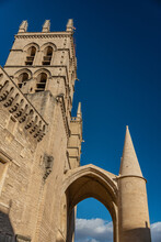 Church Of The Holy Sepulchre In Montpelier French City Ancient Europe Gothic Architecture
