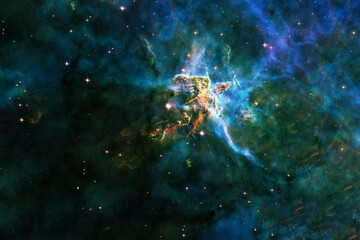 Beautiful space background. Elements of this image furnished by NASA