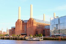 View Of The Battersea Power Station On A Sunny Day