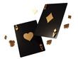 Black Gold 3D Playing Card Element