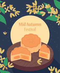 Poster - mid autumn festival, banner