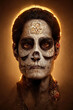 Day of the Dead, Dia de Muertos, Halloween Portrait