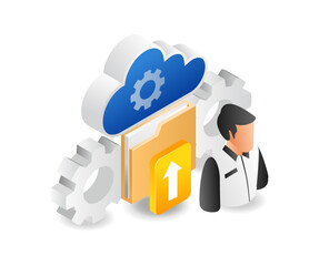 Poster - Transfer data to cloud server