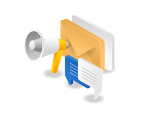 Aufkleber - Email marketing data campaign