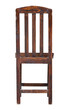 © aopsan - back view of wooden chair isolated with clipping path