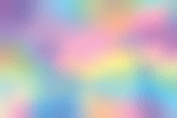 Wall Mural - vector abstarct colorful background, iridescent silver , pastel holographic rainbow foil texture for