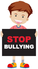 Wall Mural - Stop bullying concept vector