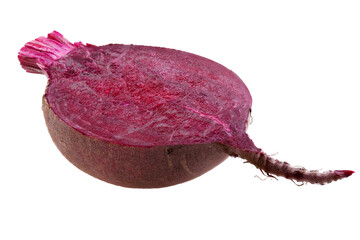 Wall Mural - Fresh beetroot isolated on white background