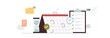 © PaleStudio - Planning day scheduling appointment agenda and meeting plan time management concept flat vector illustration.