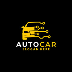 auto car logo vector design template