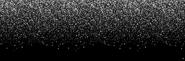 Wall Mural - falling snow. winter christmas illustration. snowfall isolated on transparent background. snow with 