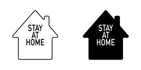 Wall Mural - house vector icons. home icon vector. stay at home. house in modern design. logo home. vector illust