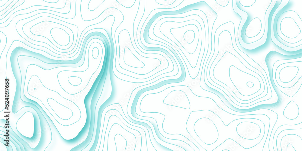 abstract vactor white lines pattern and Topographic and maunt,river,sea ...