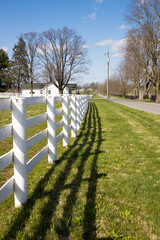 Wall Mural - Early spring countryside landscape.