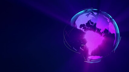 globe metaverse animation background graphics resources global sphere