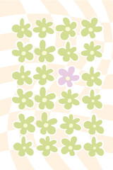 Abstract Retro Geometric seamless pattern with geometry form . Vector illustration