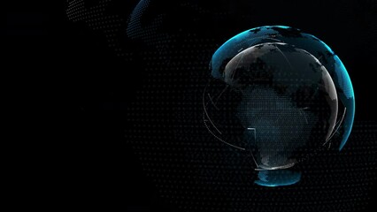 Wall Mural - globe metaverse animation background graphics resources  global sphere