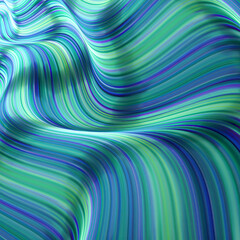 Wall Mural - abstract fractal background, computer-generated illustration.
