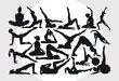 © Aysha - Yoga Pilates SVG Bundle, Yoga Pose Svg, Mediation Svg, Fitness Svg, Yoga Svg, Yoga exercise Svg, Pilates Svg, Gym Svg,