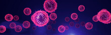 Coronavirus Particles, Illustration