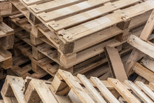 Stack Of Wooden Pallets