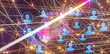 © vegefox.com - Abstract technology group and data 3d