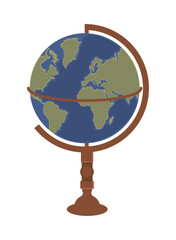 Wall Mural - globe map in stand