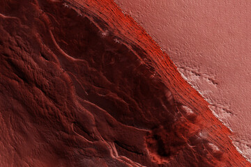 Wall Mural - mars surface, texture. elements of this image furnished by nasa