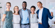 © Sanele G/peopleimages.com - Multicultural, smiling and celebrating success, a startup group in a modern office. Attractive, diverse, young and happy team in the workplace, ready to work and support future financial projects.