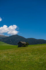 Wall Mural - mountain hut in the mountains