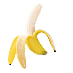 Poster - Banana fruit isolated on alpha background