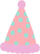 © NATTHAPHORN - Party hat illustration. Flat design.
