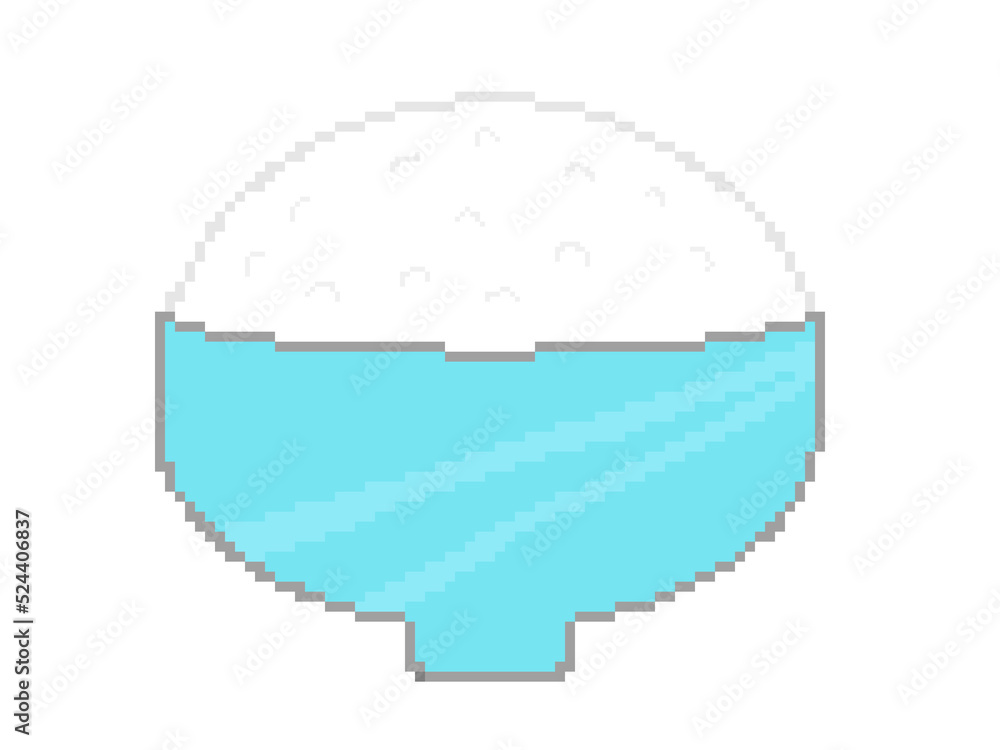 Pixels Background Rice Clip art of pixel art rice Stock Illustration | Adobe Stock