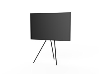 Wall Mural - LCD touch screen display interactive kiosk digital signage HD screen, 3d render illustration.