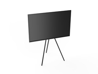 Wall Mural - LCD touch screen display interactive kiosk digital signage HD screen, 3d render illustration.