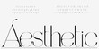 © Koloss - Aesthetic font Set. Lowercase and Uppercase included. Signs and nimerals. Elegant logo and fashion alphabet.