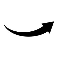 nvis48 newvectorillustrationsign nvis - curved arrow right direction vector sign . isolated transpar