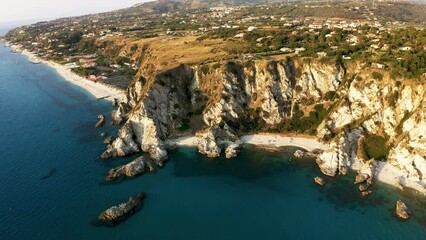 Wall Mural - Capo vaticano cliff near beautiful coast of Mediterranean sea